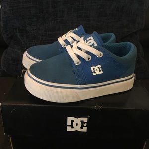 DC Skate Shoes Toddler 5 Trase Slip Blue